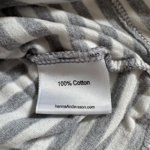 Hanna Andersson Batman Gray White Stripe T-shirt Kids 10/140cm Graphic Comics - Picture 6 of 7